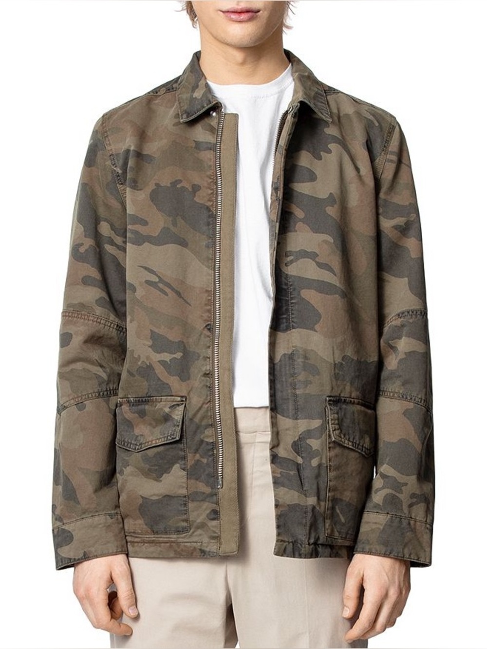 Men’s Zadig & Voltaire Camo Jacket (100% Cotton)